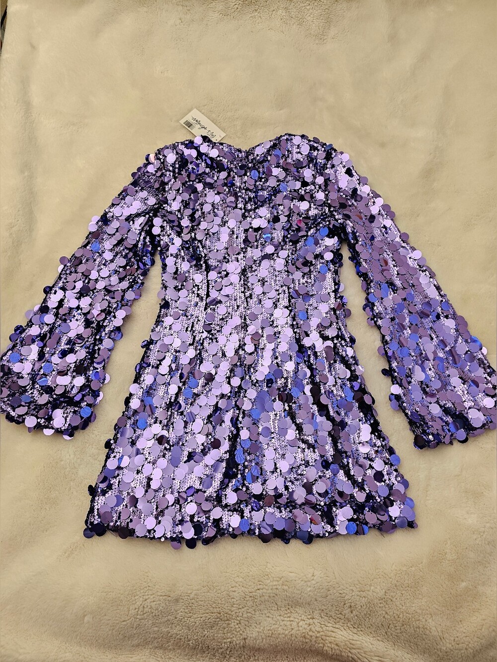 New 12th Tribe Pippa Payette Long Sleeve Mini Dress Size Small - Picture 8 of 12
